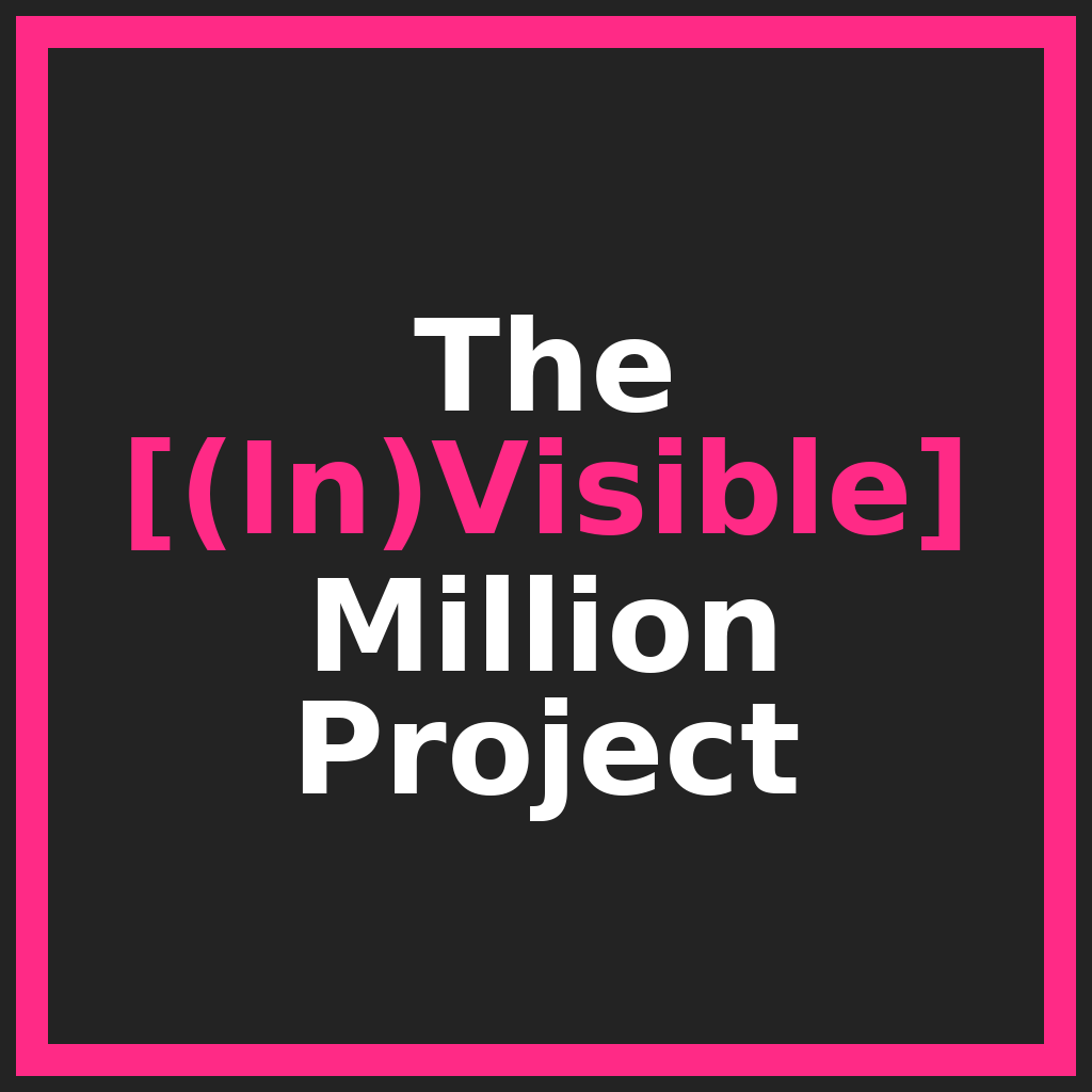 The [(In)Visible] Million Project logo